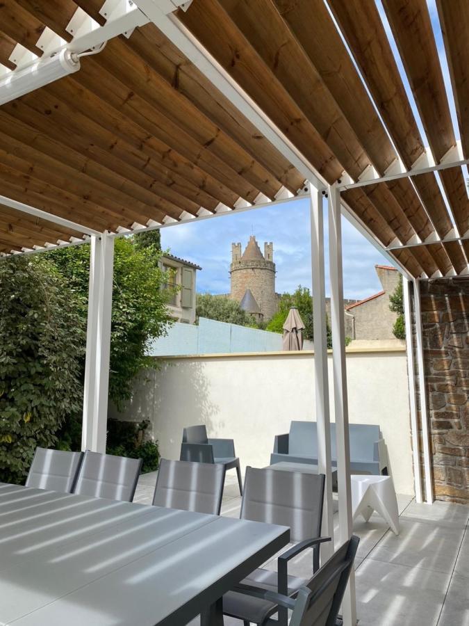 Vue sur Cité - SPA Carcasona Exterior foto